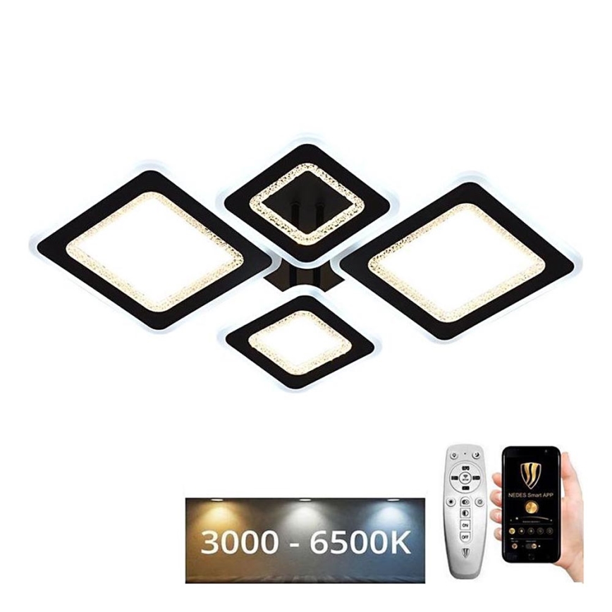 Dimbare LED bevestigde hanglamp LED/95W/230V 3000-6500K + afstandsbediening