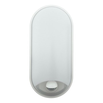 Dimbare LED-buitenwandlamp met bewegingssensor LED/12/15/18W/230V 3000K/4000K/6500K IP65 zwart/wit