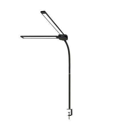 Dimbare LED bureaulamp met USB TENUIX DUO 2xLED/7W/5V 3000-6000K zwart