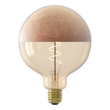 Dimbare LED-filamentlamp G125 E27/4W/230V 1800K koperen top CRI 90