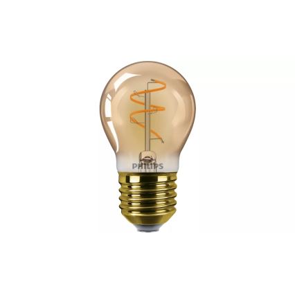 Dimbare LED-gloeilamp VINTAGE Philips P45 E27/2,7W/230V 1800K