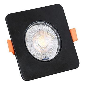 Dimbare LED hangende plafond verlichting KENT LED/3/5/7W/230V3000/4000/6000K 9x9 cm zwart