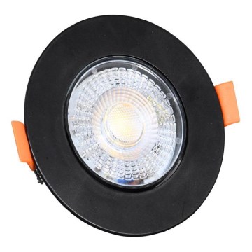Dimbare LED hangende plafond verlichting ZITA LED/3/5/7W/230V 3000/4000/6000K diameter 9 cm zwart