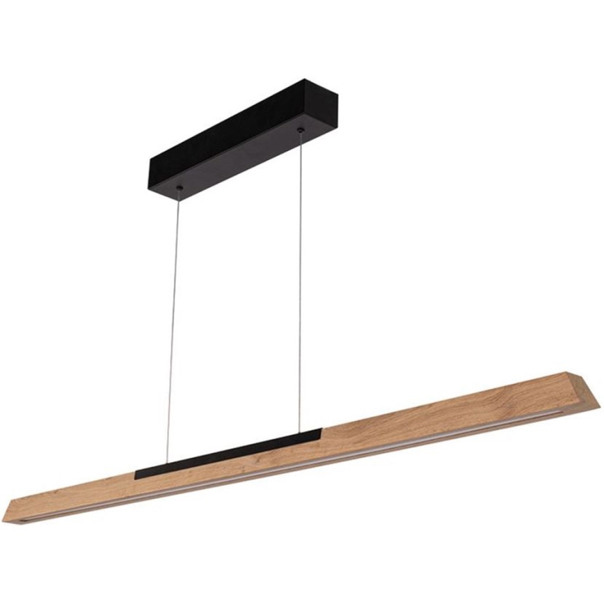 Dimbare LED hanglamp aan een koord JONAS LED/16,5W/230V eiken
