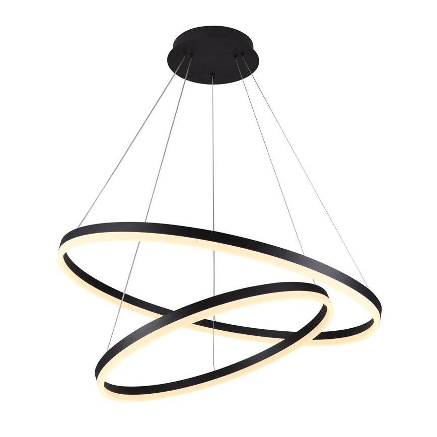 Dimbare LED hanglamp aan een koord LED/100W/230V 3000-6500K diameter 80 cm + afstandsbediening