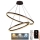 Dimbare LED hanglamp aan een koord LED/100W/230V 3000-6500K + afstandsbediening