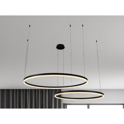 Dimbare LED hanglamp aan een koord LED/100W/230V 3000-6500K + afstandsbediening