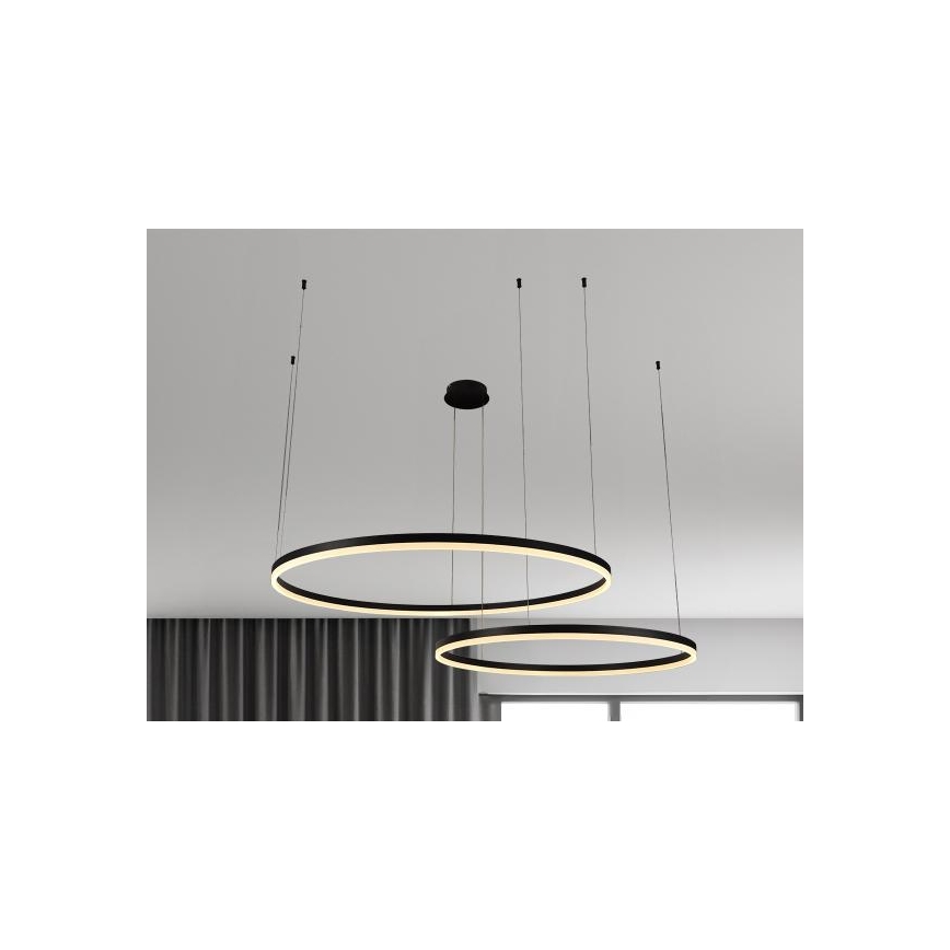 Dimbare LED hanglamp aan een koord LED/100W/230V 3000-6500K + afstandsbediening