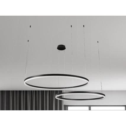 Dimbare LED hanglamp aan een koord LED/100W/230V 3000-6500K + afstandsbediening
