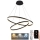 Dimbare LED hanglamp aan een koord LED/100W/230V 3000-6500K diameter 80 cm + afstandsbediening