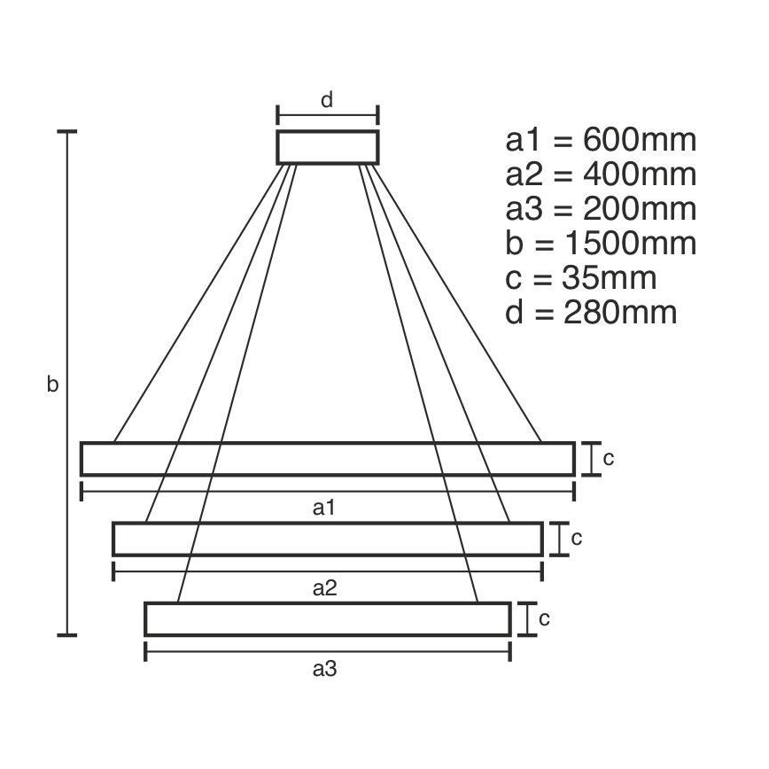 LED Dimbaar kristal Hanglamp aan een touw LED/100W/230V 3000-6500K zilver + afstandsbediening