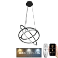 Dimbare LED hanglamp aan een koord LED/105W/230V 3000-6500K diameter 60 cm + afstandsbediening