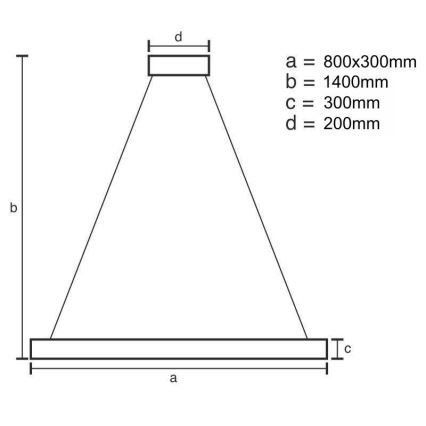 LED Dimbaar kristal Hanglamp aan een touw LED/110W/230V 3000-6500K goud + afstandsbediening