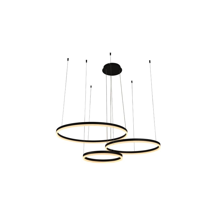 Dimbare LED hanglamp aan een koord LED/125W/230V 3000-6500K diameter 80 cm + afstandsbediening