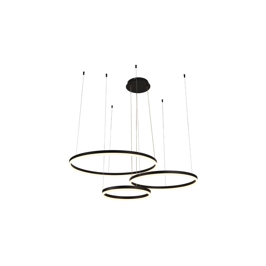 Dimbare LED hanglamp aan een koord LED/125W/230V 3000-6500K diameter 80 cm + afstandsbediening