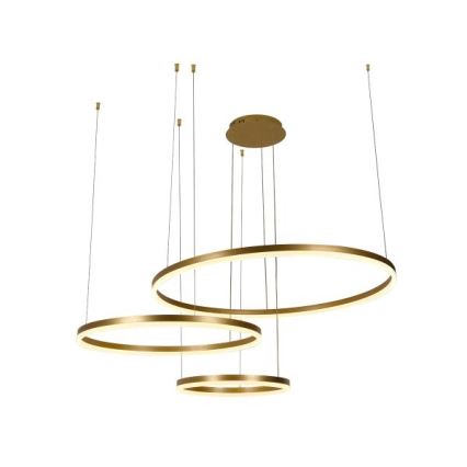 Dimbare LED hanglamp aan een koord LED/125W/230V 3000-6500K diameter 80 cm + afstandsbediening