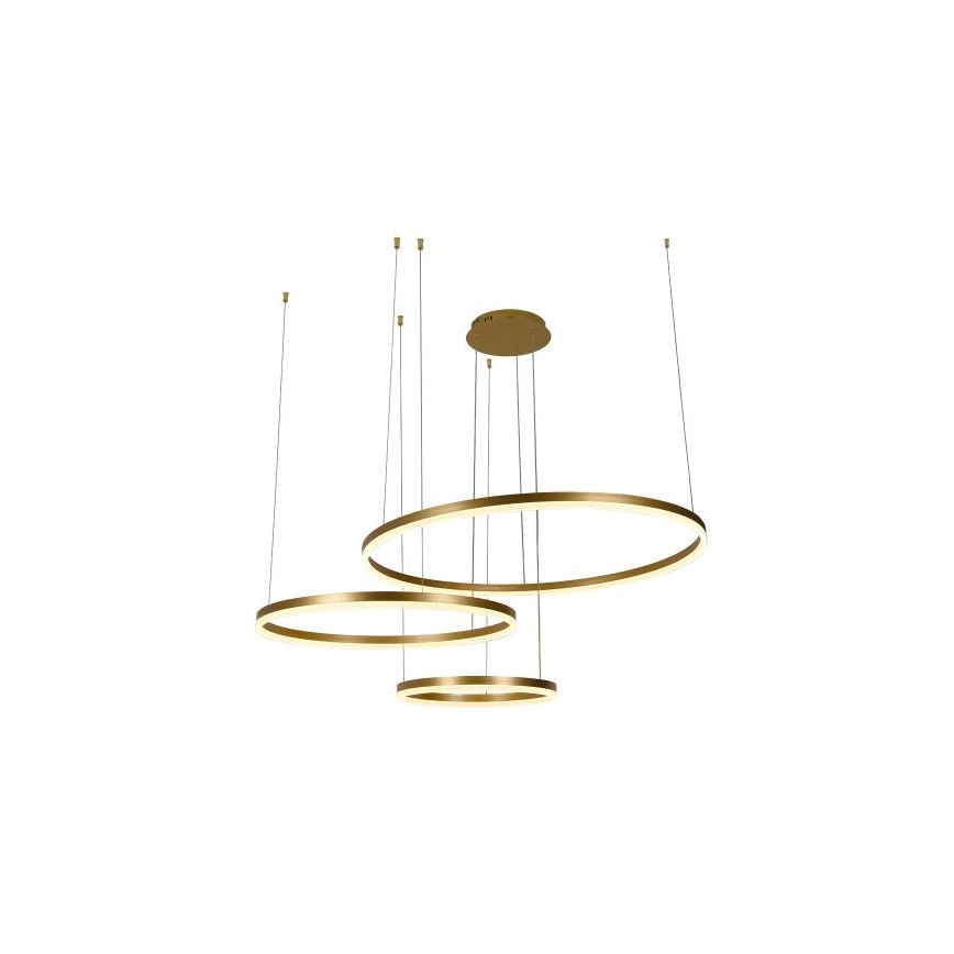 Dimbare LED hanglamp aan een koord LED/125W/230V 3000-6500K diameter 80 cm + afstandsbediening
