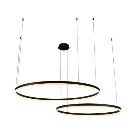 Dimbare LED hanglamp aan een koord LED/128W/230V 3000-6500K diameter 100 cm + afstandsbediening