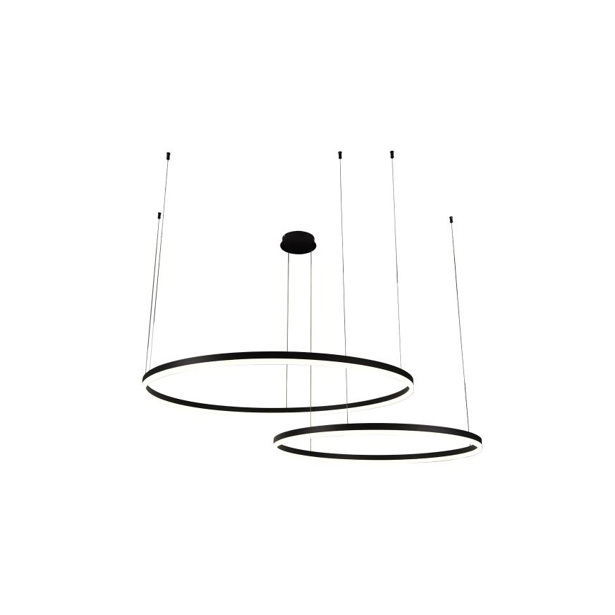 Dimbare LED hanglamp aan een koord LED/128W/230V 3000-6500K diameter 100 cm + afstandsbediening