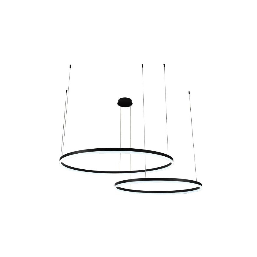 Dimbare LED hanglamp aan een koord LED/128W/230V 3000-6500K diameter 100 cm + afstandsbediening
