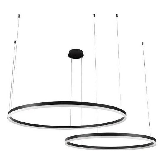 Dimbare LED hanglamp aan een koord LED/128W/230V 3000-6500K diameter 100 cm + afstandsbediening