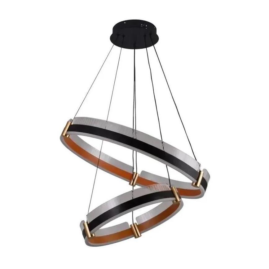 Dimbare LED hanglamp aan een koord LED/140W/230V 3000-6500K diameter 60 cm + afstandsbediening