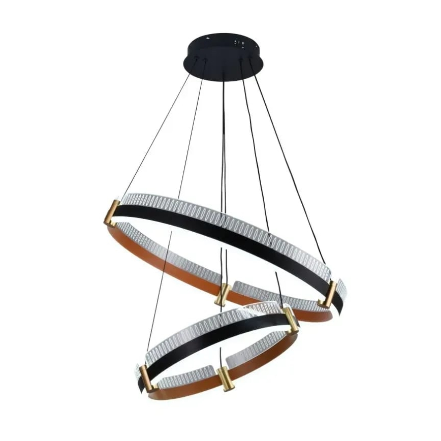 Dimbare LED hanglamp aan een koord LED/140W/230V 3000-6500K diameter 60 cm + afstandsbediening