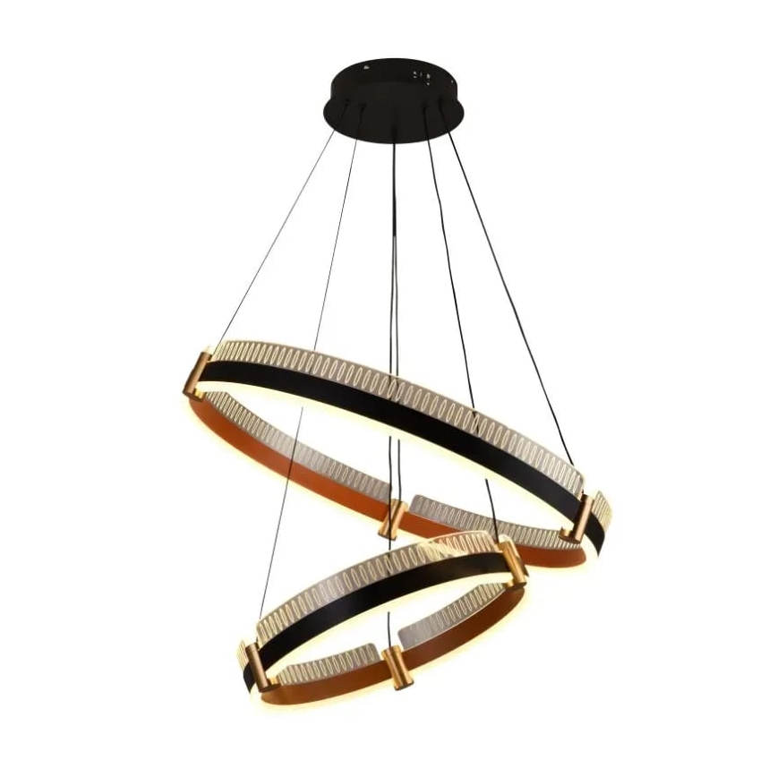 Dimbare LED hanglamp aan een koord LED/140W/230V 3000-6500K diameter 60 cm + afstandsbediening