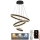 Dimbare LED hanglamp aan een koord LED/165W/230V 3000-6500K diameter 60 cm + afstandsbediening