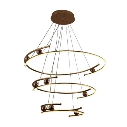 Dimbare LED hanglamp aan een koord LED/170W/230V 3000-6500K diameter 80 cm + afstandsbediening