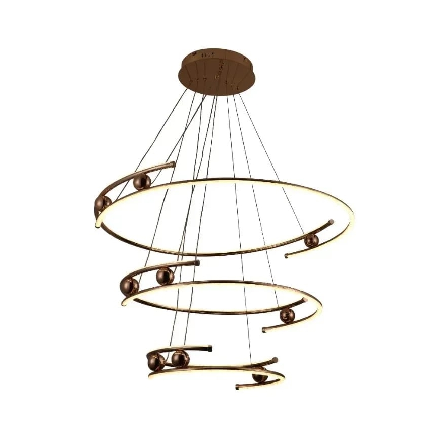 Dimbare LED hanglamp aan een koord LED/170W/230V 3000-6500K diameter 80 cm + afstandsbediening