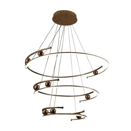 Dimbare LED hanglamp aan een koord LED/170W/230V 3000-6500K diameter 80 cm + afstandsbediening