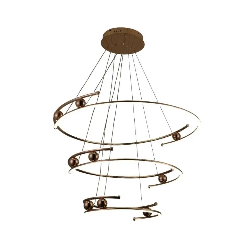 Dimbare LED hanglamp aan een koord LED/170W/230V 3000-6500K diameter 80 cm + afstandsbediening