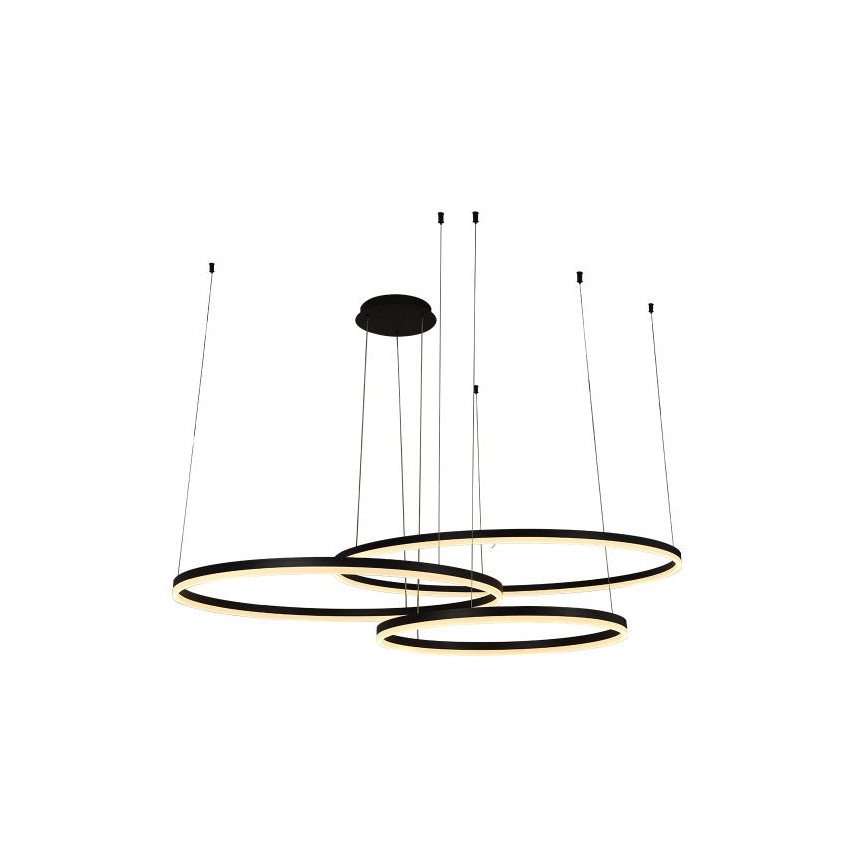 Dimbare LED hanglamp aan een koord LED/170W/230V 3000-6500K diameter 100 cm + afstandsbediening