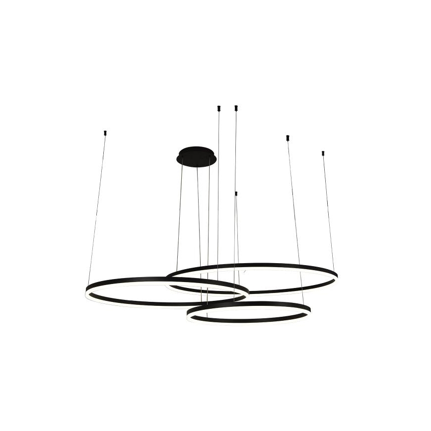 Dimbare LED hanglamp aan een koord LED/170W/230V 3000-6500K diameter 100 cm + afstandsbediening