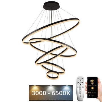Dimbare LED hanglamp aan een koord LED/210W/230V 3000-6500K diameter 100 cm + afstandsbediening