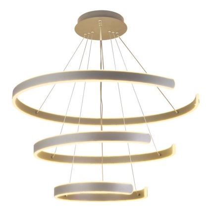 Dimbare LED hanglamp aan een koord LED/220W/230V 3000-6500K diameter 80 cm + afstandsbediening