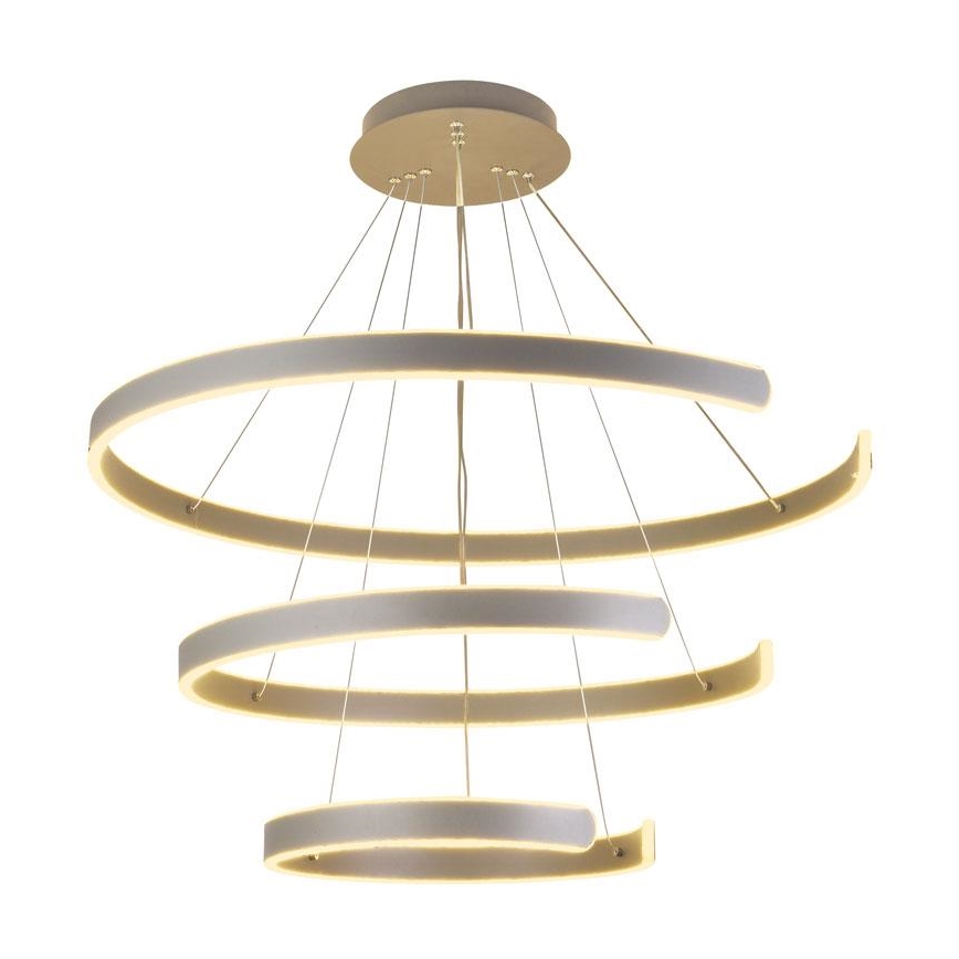 Dimbare LED hanglamp aan een koord LED/220W/230V 3000-6500K diameter 80 cm + afstandsbediening