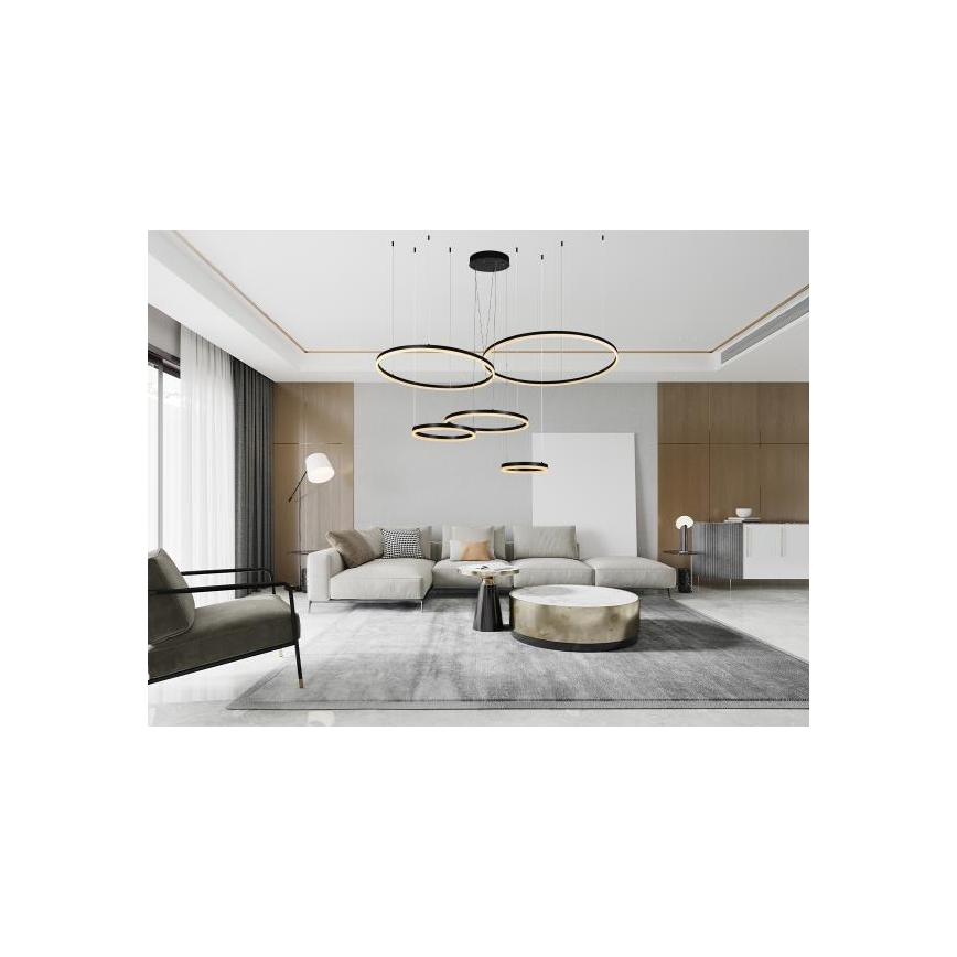 Dimbare LED hanglamp aan een koord LED/220W/230V 3000-6500K + afstandsbediening