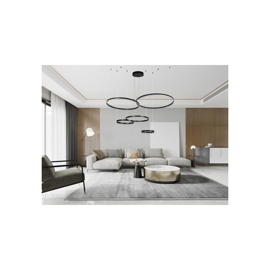 Dimbare LED hanglamp aan een koord LED/220W/230V 3000-6500K + afstandsbediening