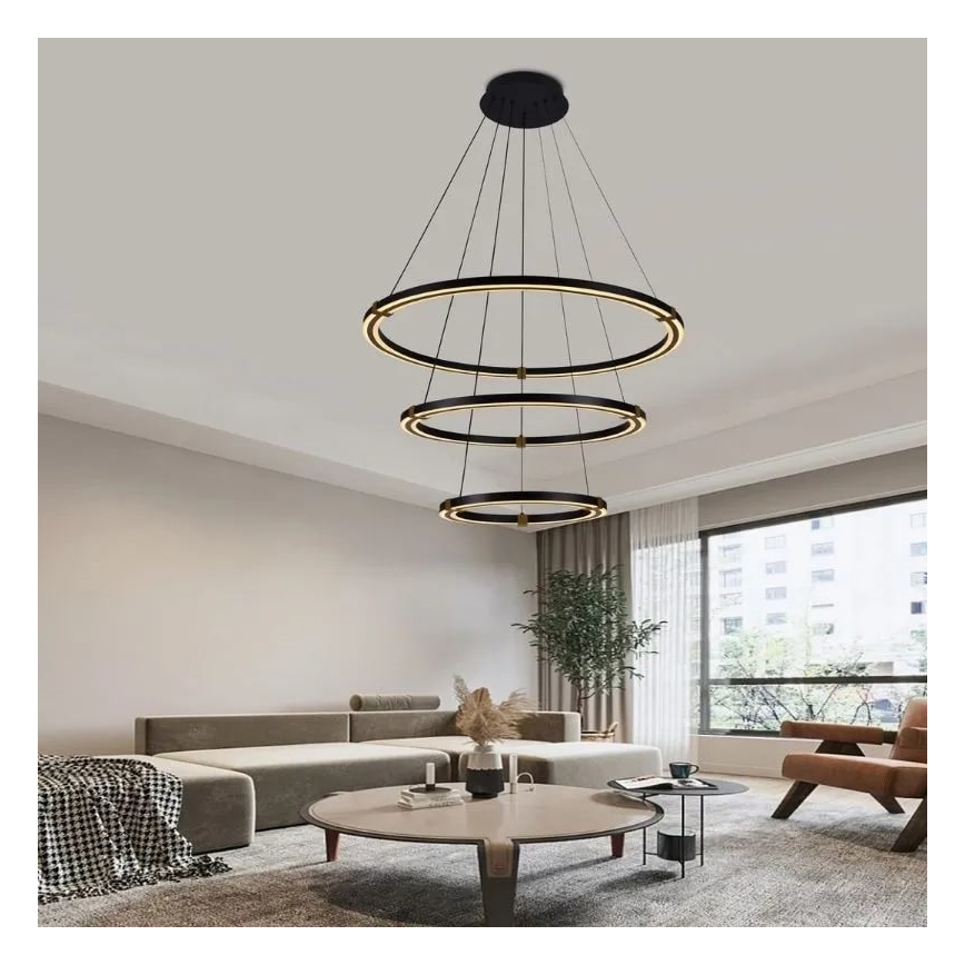 Dimbare LED hanglamp aan een koord LED/235W/230V 3000-6500K + afstandsbediening