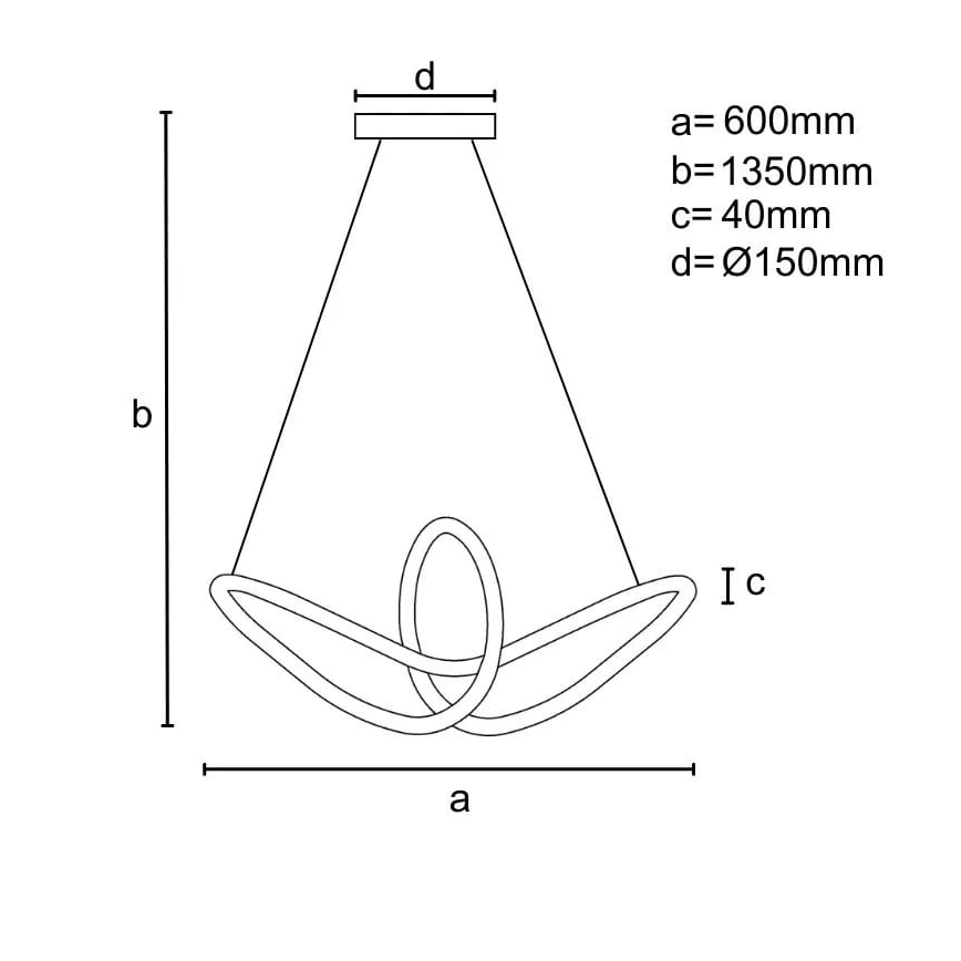 Dimbare LED hanglamp aan een koord LED/25W/230V 3000-6500K + afstandsbediening