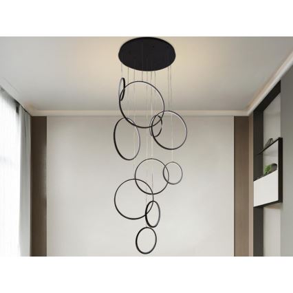 Dimbare LED hanglamp aan een koord LED/290W/230V 3000-6500K diameter 60 cm + afstandsbediening