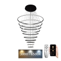 Dimbare LED hanglamp aan een koord LED/365W/230V 3000-6500K + afstandsbediening