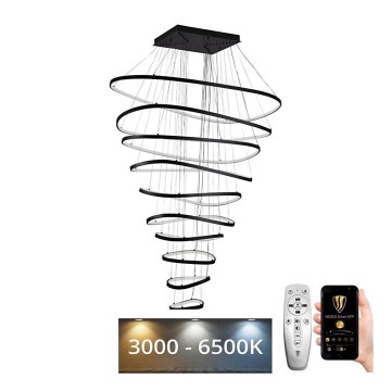 Dimbare LED hanglamp aan een koord LED/370W/230V 3000-6500K + afstandsbediening