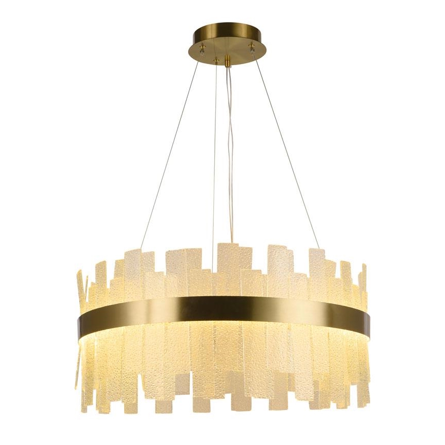 LED Dimbaar kristal Hanglamp aan een touw LED/40W/230V 3000-6500K + afstandsbediening