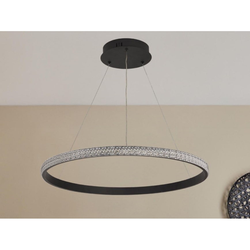 Dimbare LED hanglamp aan een koord LED/40W/230V 3000-6500K diameter 60 cm + afstandsbediening