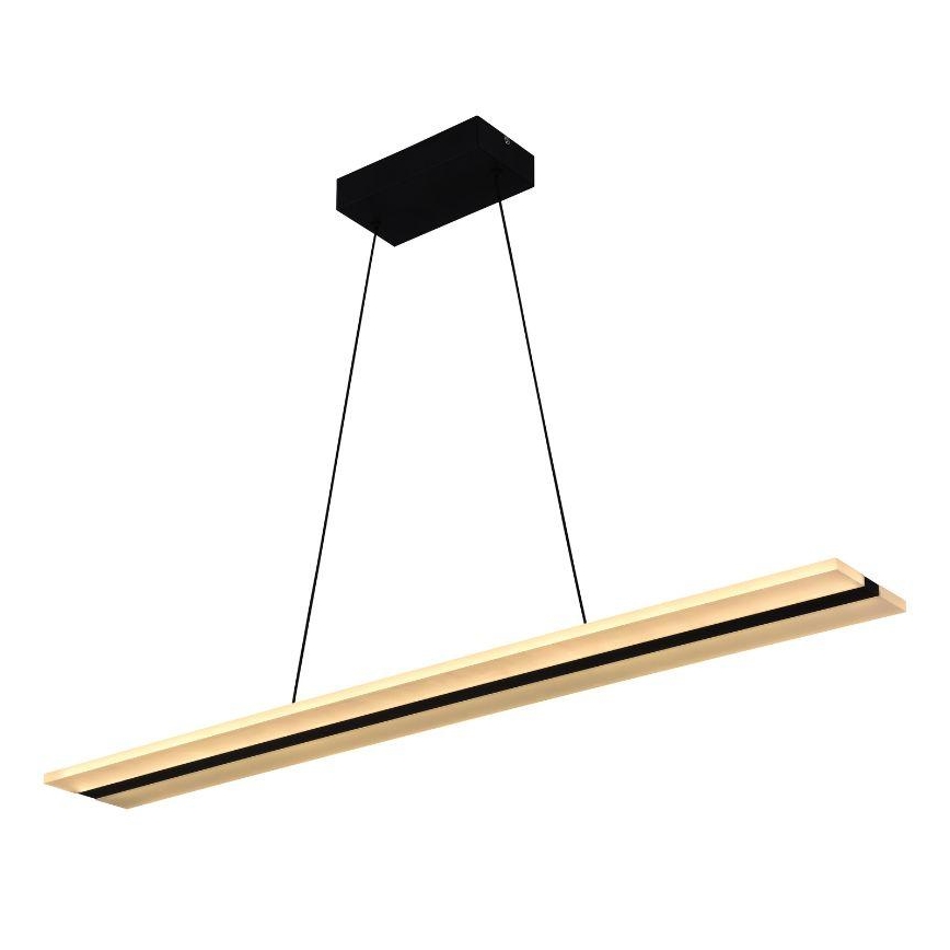 Dimbare LED hanglamp aan een koord LED/40W/230V 3000-6500K zwart + afstandsbediening