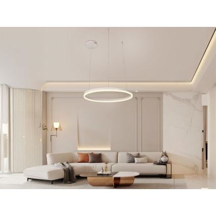 Dimbare LED hanglamp aan een koord LED/42W/230V 3000-6500K + afstandsbediening