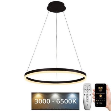 Dimbare LED hanglamp aan een koord LED/42W/230V 3000-6500K diameter 60 cm + afstandsbediening